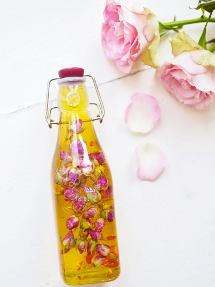 Handmade Rose Infused Body Oil-Free selling Shipping! All Natural